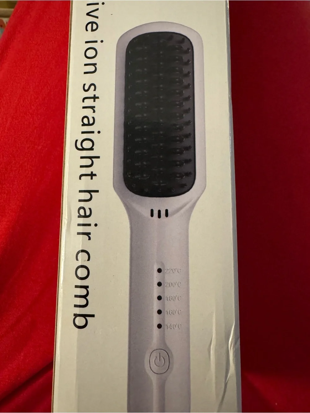 NEW IN BOX Negative Ion Straight Hair Straightener Hair Comb